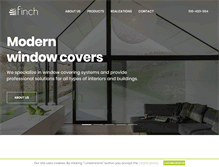 Tablet Screenshot of finch-design.com